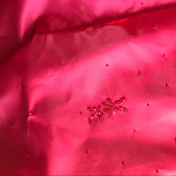 Pink sequenced formal gown with corset - Picture 5 of 6